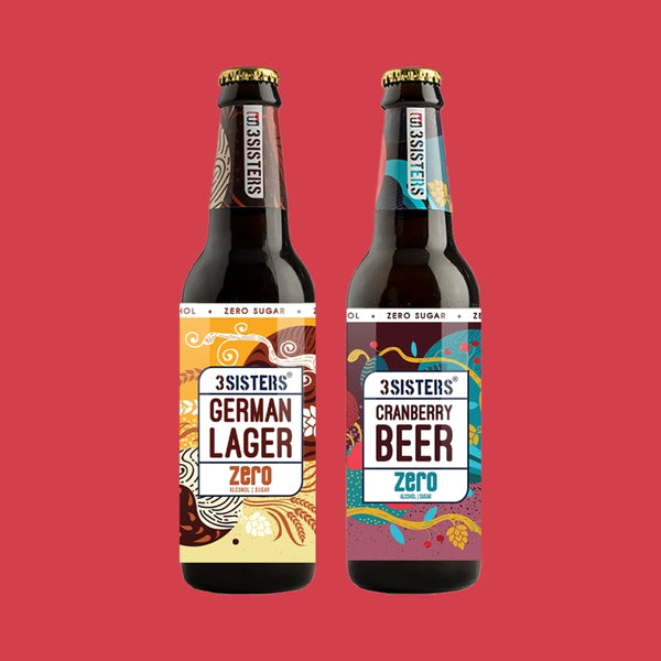 3Sisters Sugar-free Non-alcoholic Beers – Mixed (Glass Pints)
