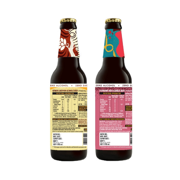 3Sisters Sugar-free Non-alcoholic Beers – Mixed (Glass Pints)