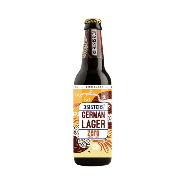 3Sisters Sugar-free Non-alcoholic Beers – German Lager (Glass Pints)