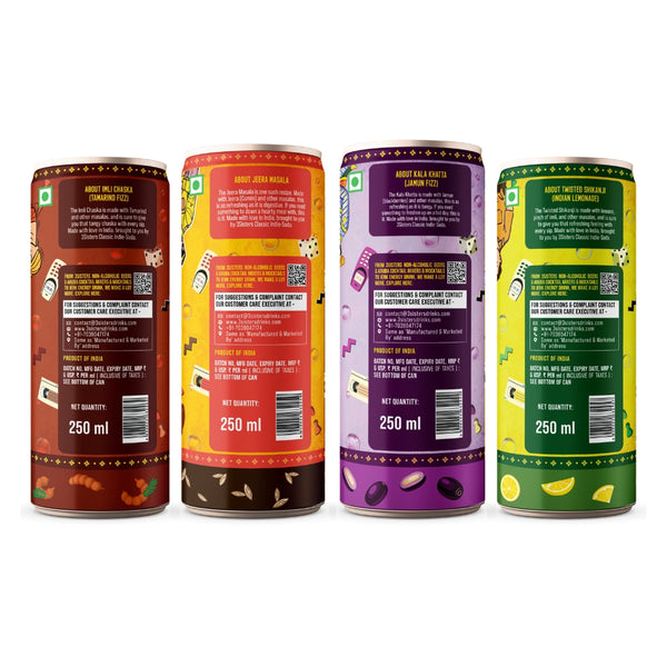 3Sisters Indie-Soda - Assorted Pack (12 Cans)