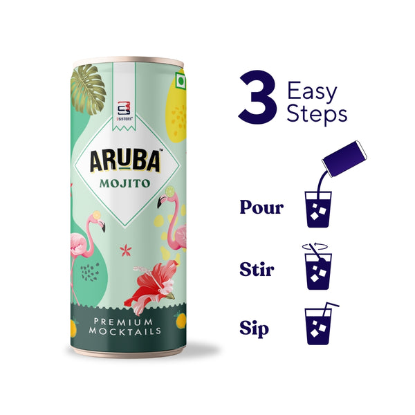 Aruba - Mojito Mocktail (12 Cans)