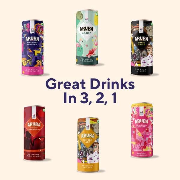 Aruba Mocktails & Mixers – Assorted Pack