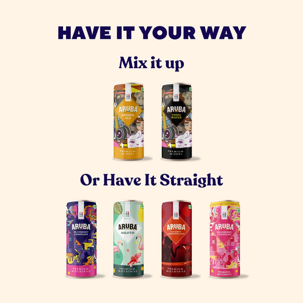 Aruba Mocktails & Mixers – Assorted Pack