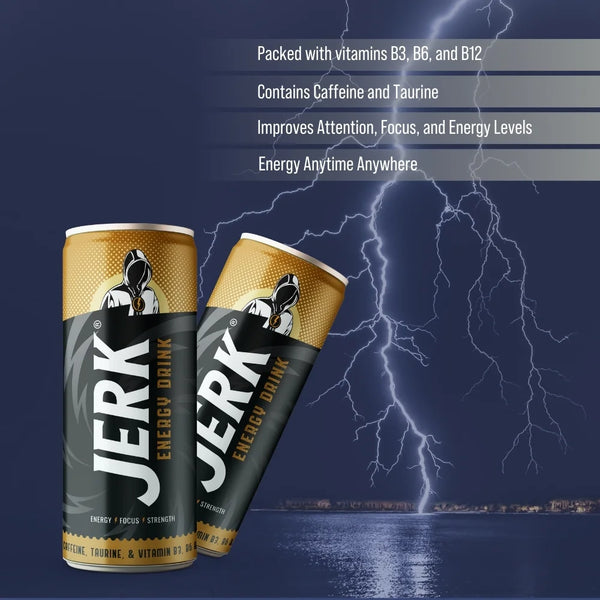 Jerk Energy Drink - Classic (12 Cans)