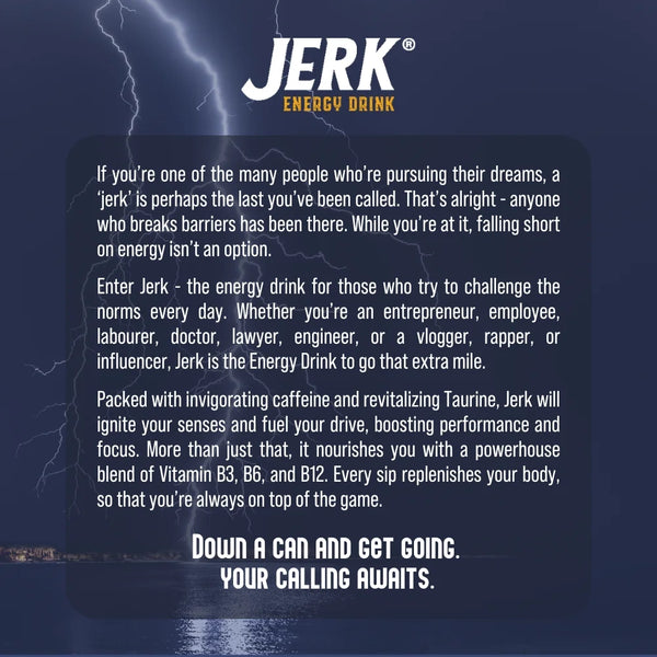 Jerk Energy Drink - Classic (12 Cans)