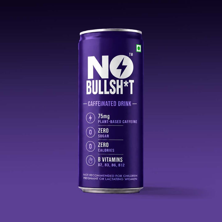 No Bullshit Caffeinated Drink (12 Cans)