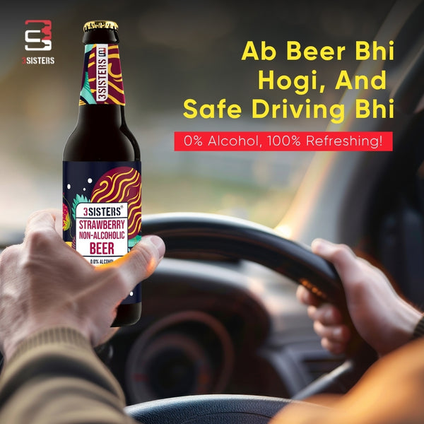 3Sisters Non-alcoholic Beer - Strawberry