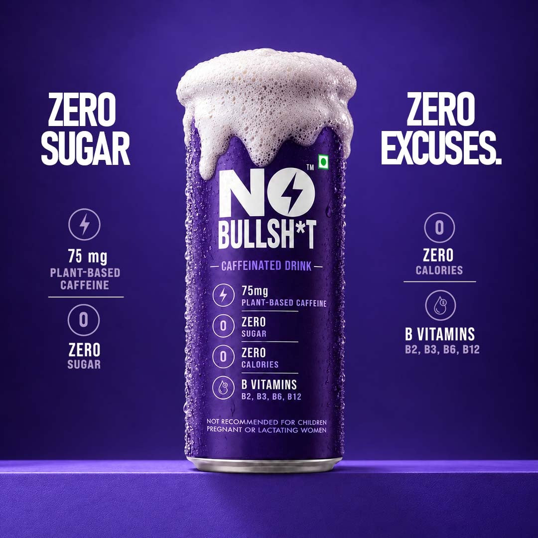 No Bullshit Caffeinated Drink (12 Cans)