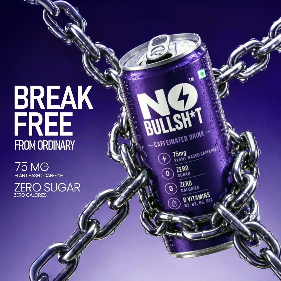 No Bullshit Caffeinated Drink (12 Cans)
