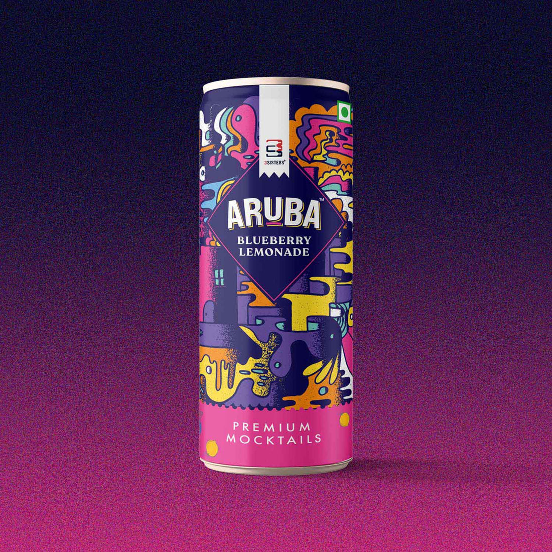 Aruba - Blueberry Lemonade Mocktail (12 Cans)