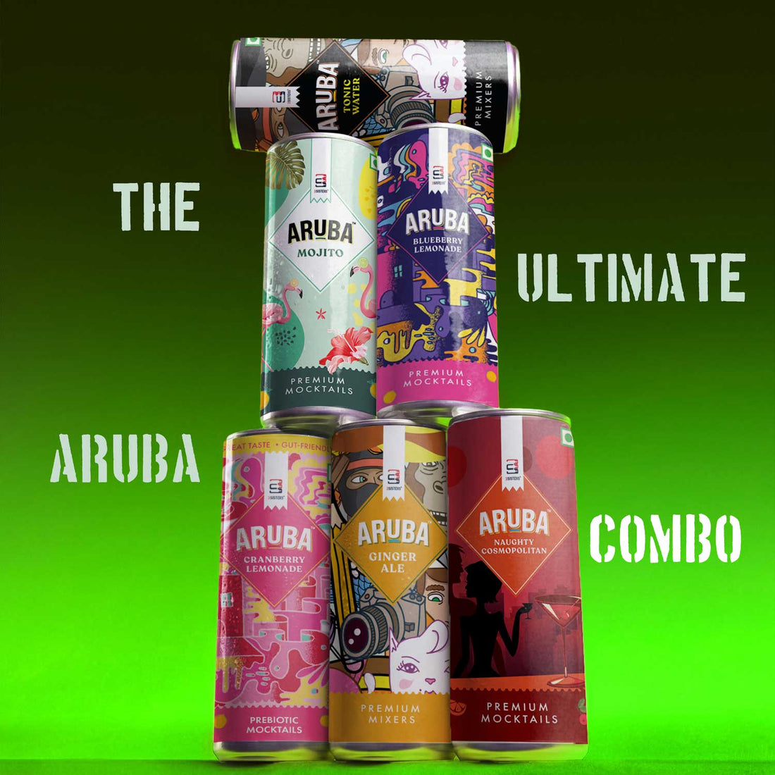Aruba Mocktails & Mixers – Assorted Pack
