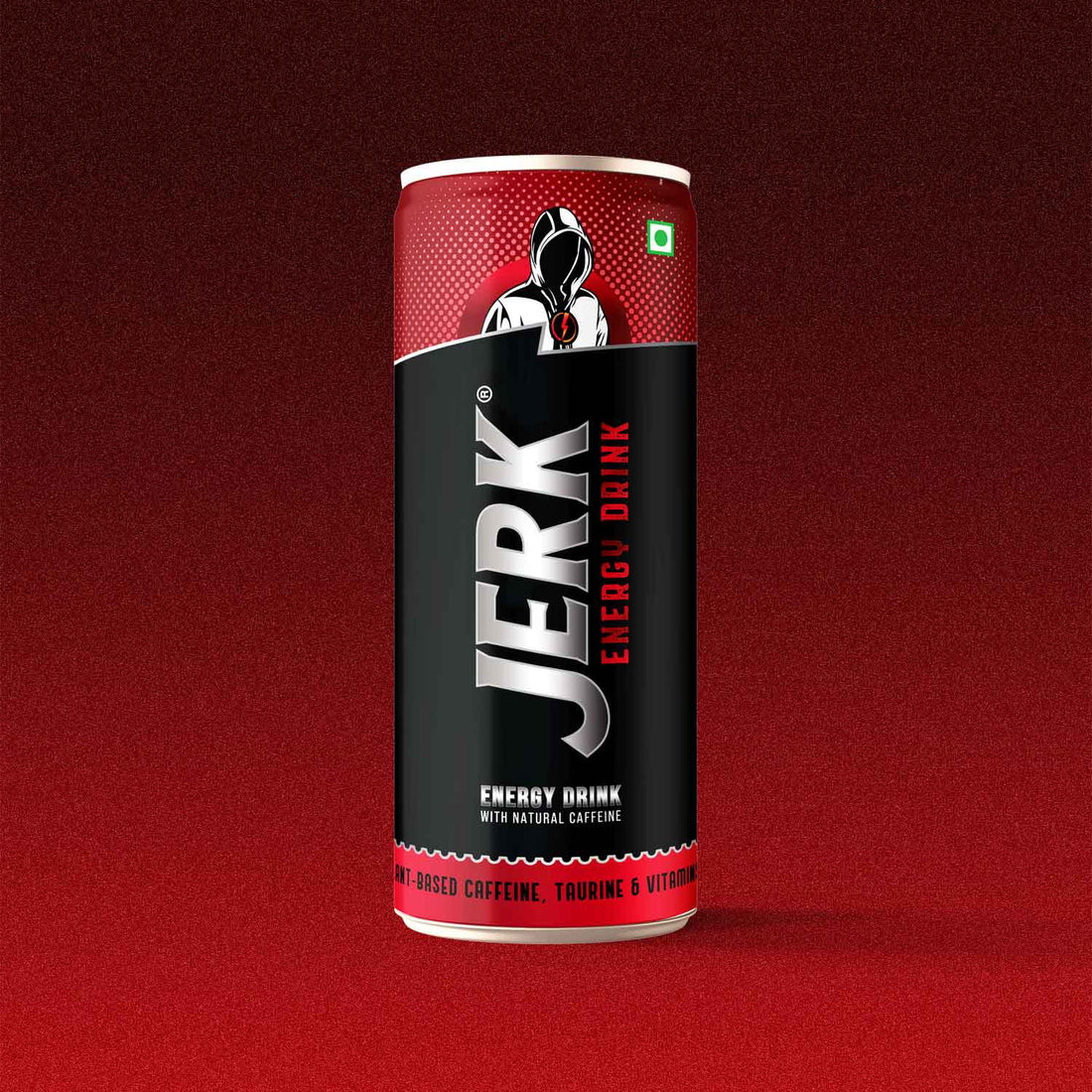 Jerk Energy Drink - With Plant-Based Caffeine (12 Cans)