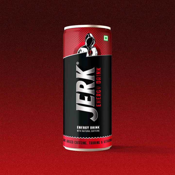 Jerk Energy Drink - With Plant-Based Caffeine (12 Cans)