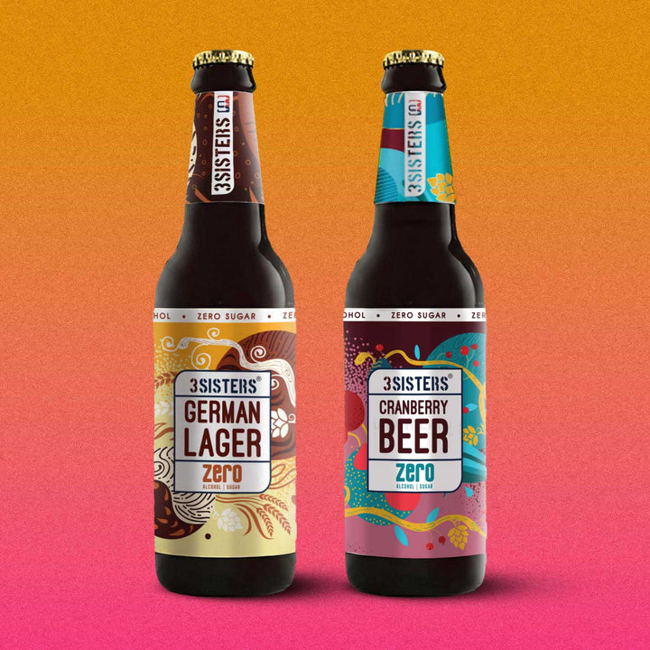 3Sisters Sugar-free Non-alcoholic Beers – Mixed (Glass Pints)