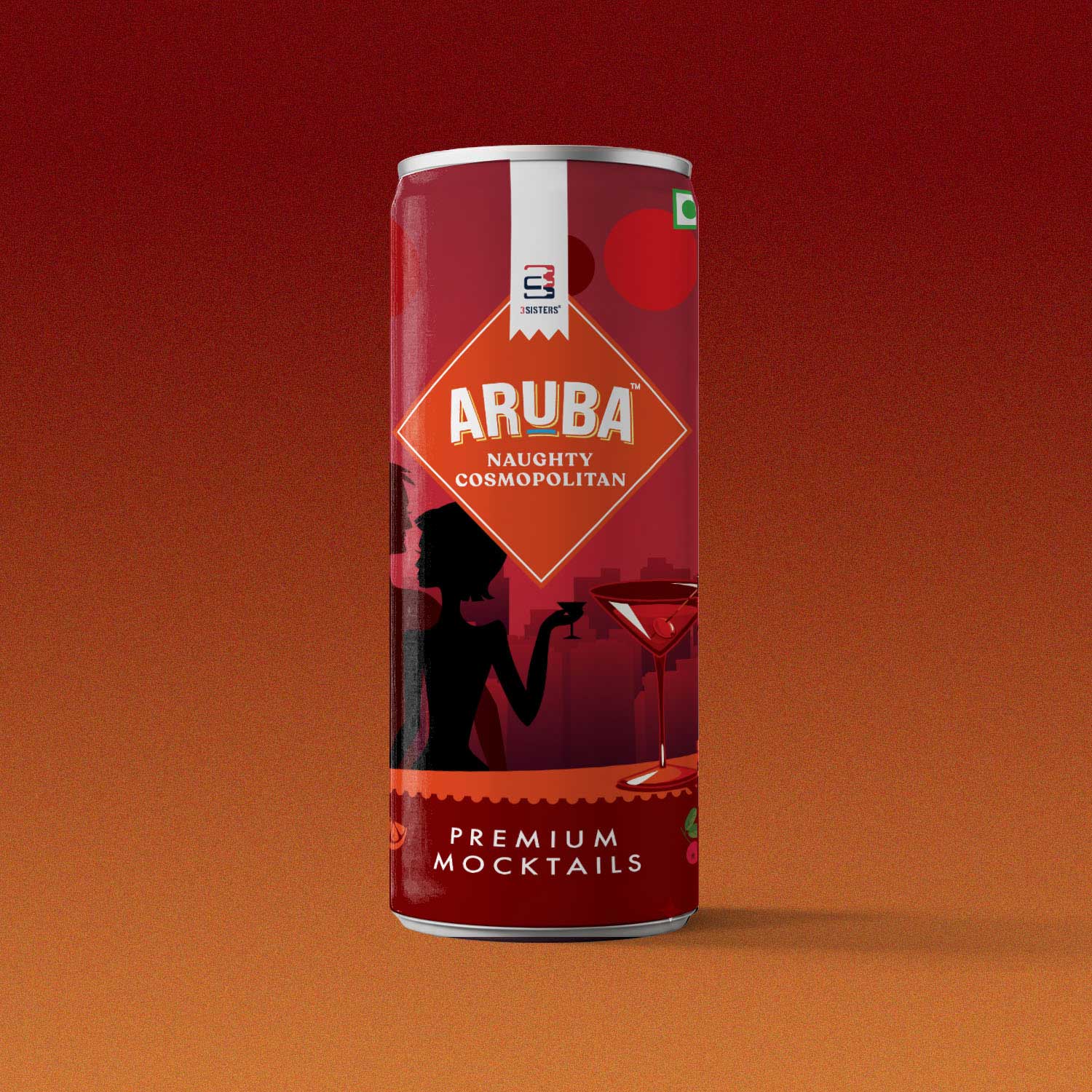 Aruba - Cosmopolitan Mocktail (12 Cans)