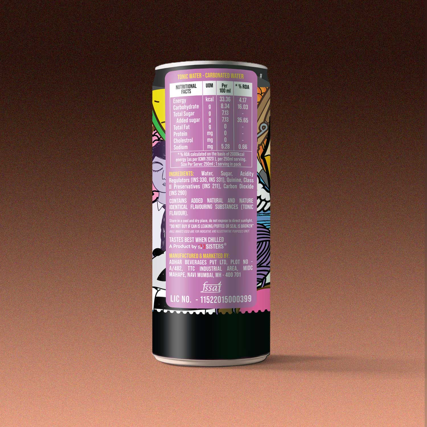 Aruba – Tonic Water Mixer (12 Cans)