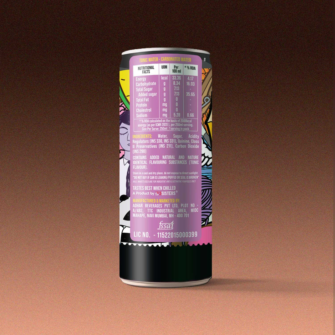 Aruba – Tonic Water Mixer (12 Cans)