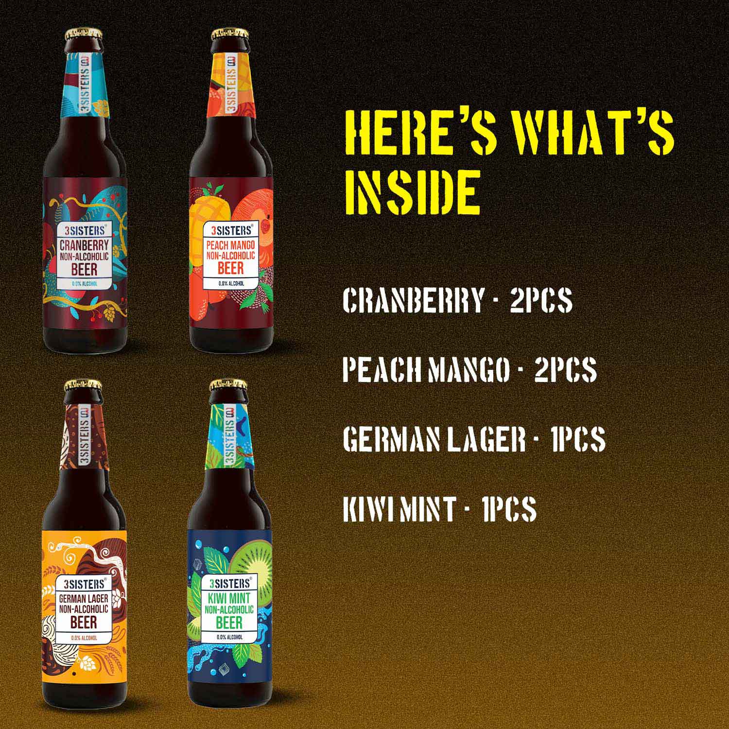 3 Sisters Fan Favorites Beer Box