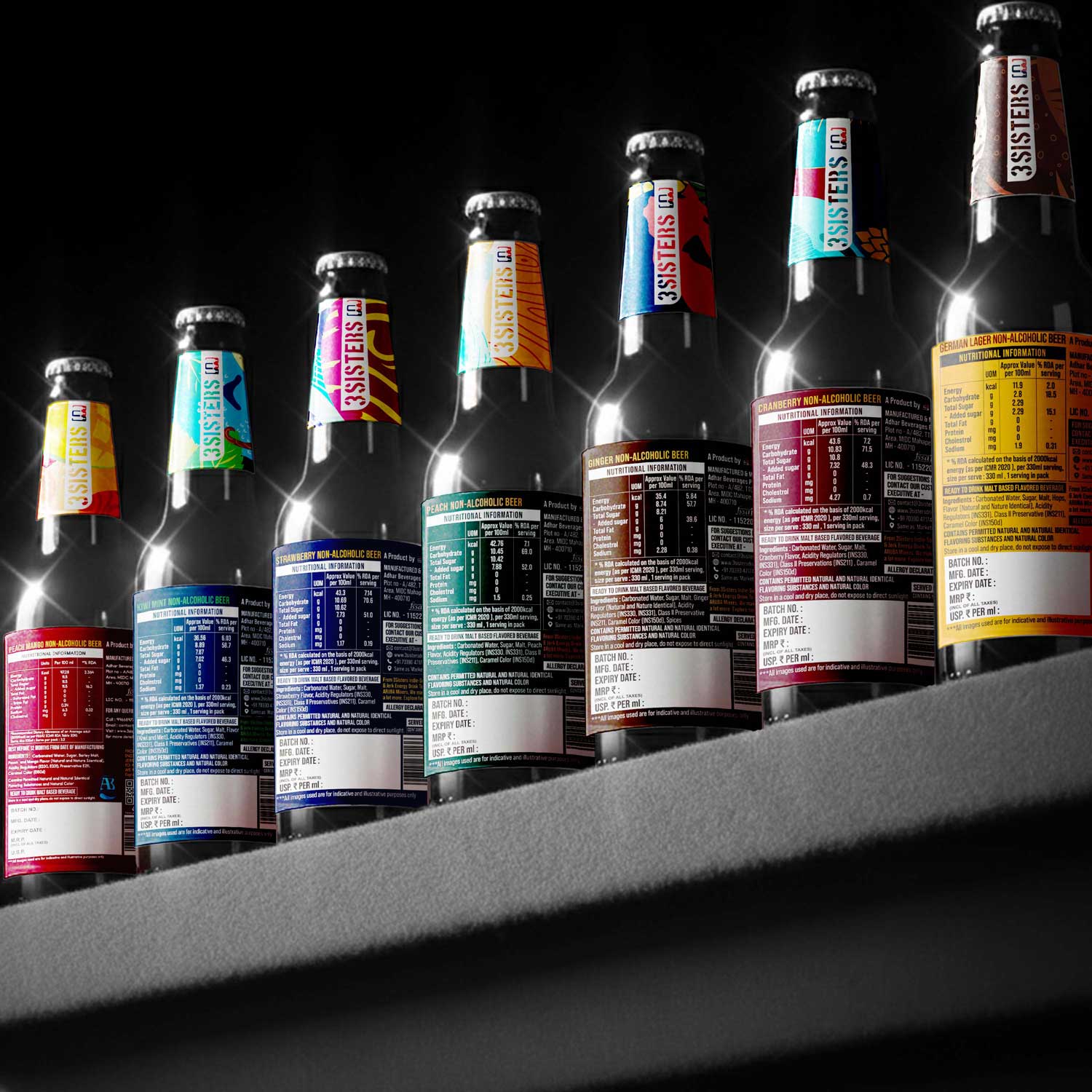 3Sisters Non-alcoholic Beer - Make your own box