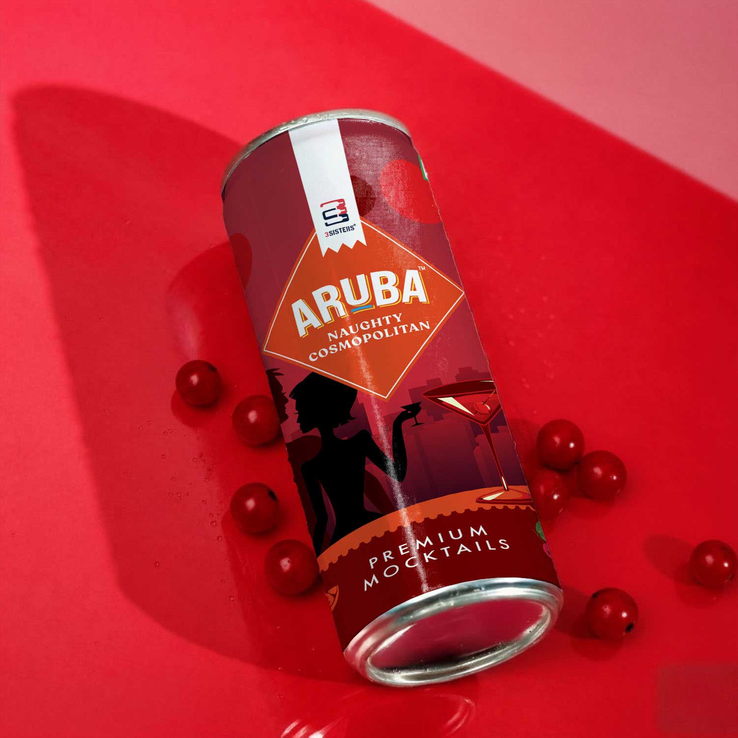 Aruba - Cosmopolitan Mocktail (12 Cans)