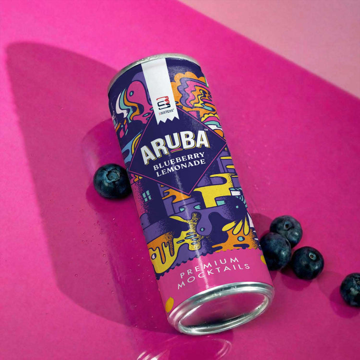 Aruba - Blueberry Lemonade Mocktail (12 Cans)