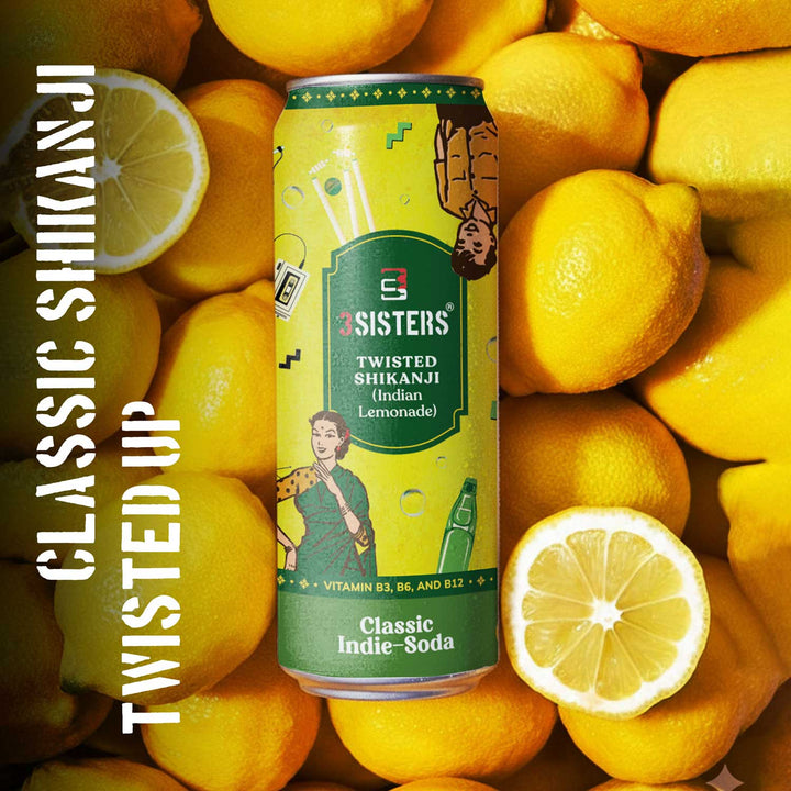 3Sisters Indie-Soda - Assorted Pack (12 Cans)