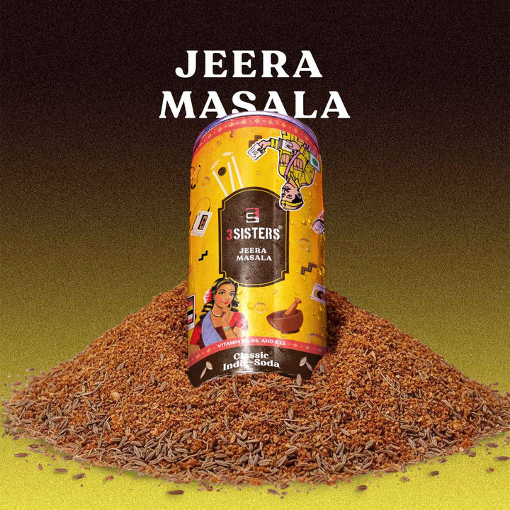 3Sisters Indie-Soda - Jeera Masala (12 Cans)