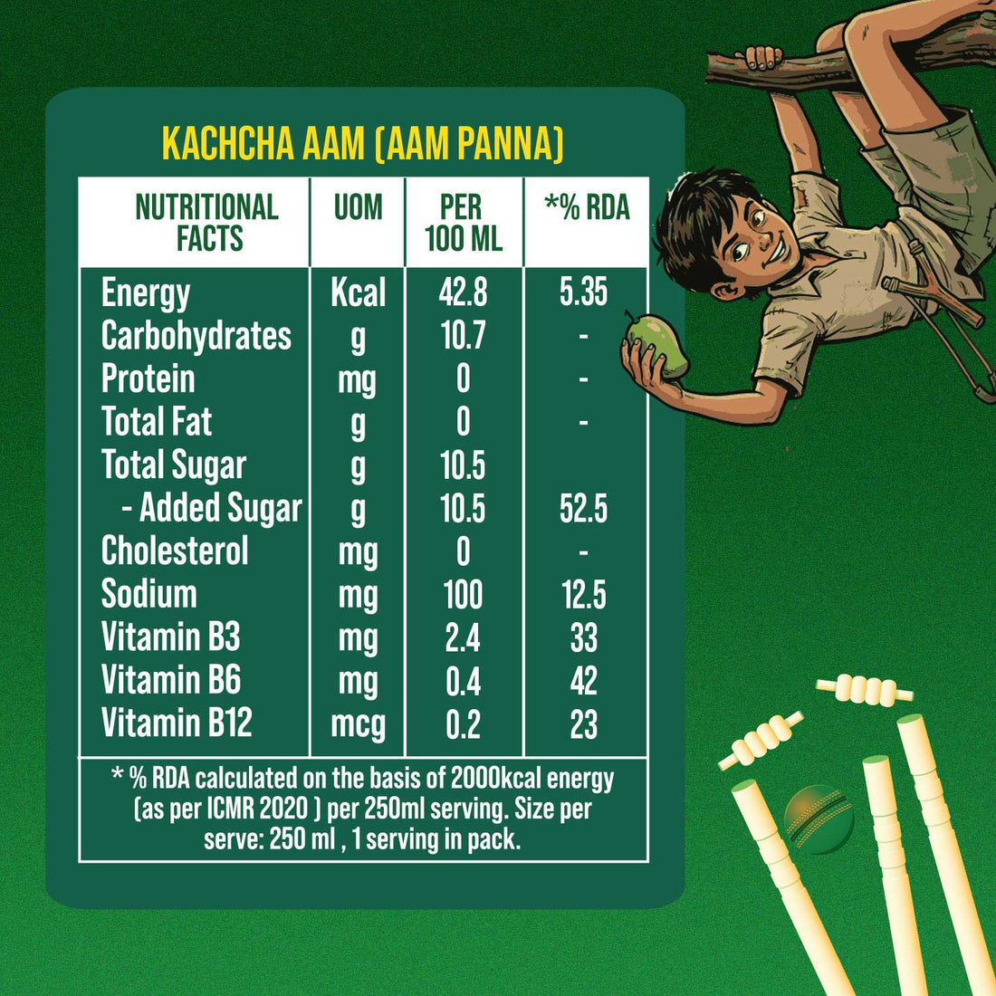 3Sisters Indie-Soda - Kachcha Aam (12 Cans)