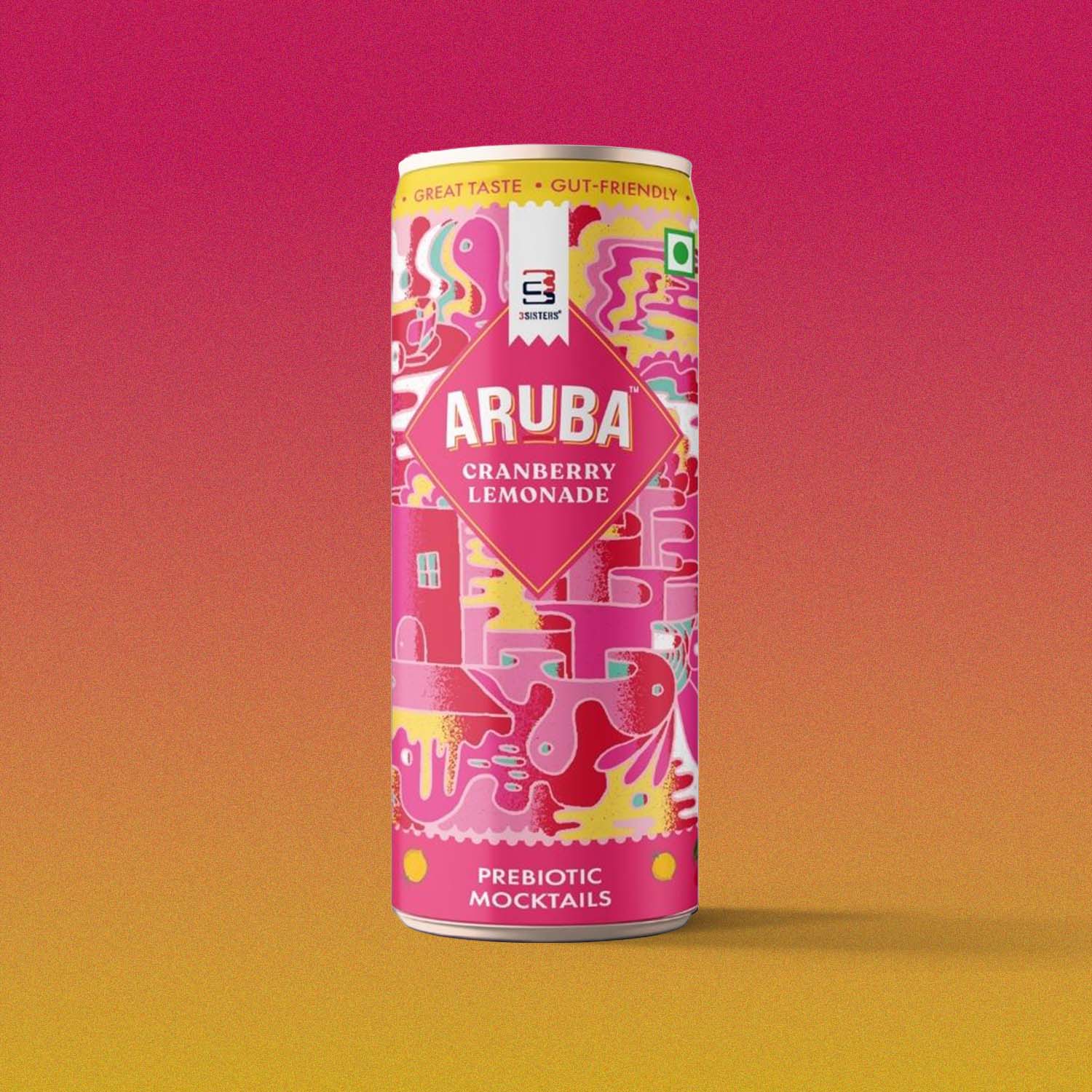 Aruba - Cranberry Lemonade - Prebiotic Mocktail