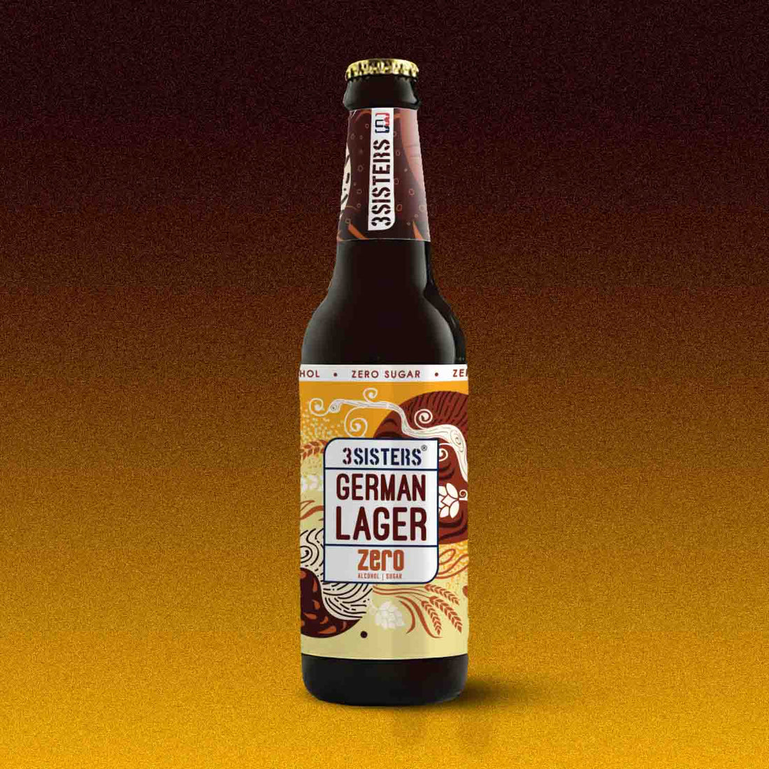 3Sisters Sugar-free Non-alcoholic Beers – German Lager (Glass Pints)