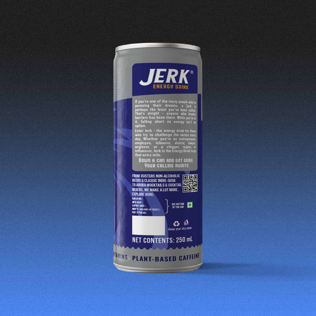 Jerk Energy Drink (With Plant-Based Caffeine)