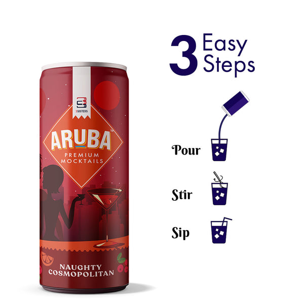 Aruba - Cosmopolitan Mocktail (12 Cans)