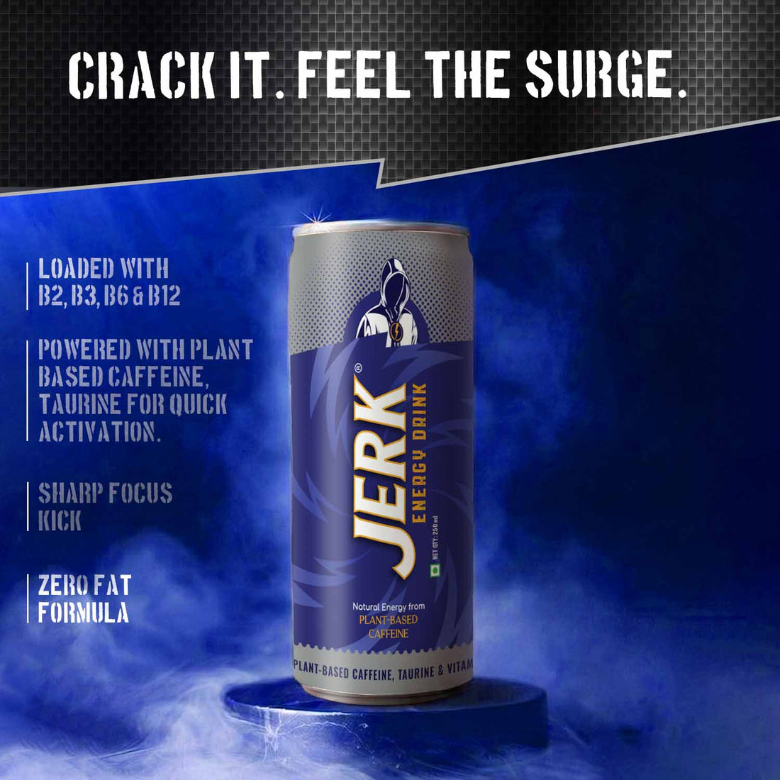 Jerk Energy Drink (With Plant-Based Caffeine)