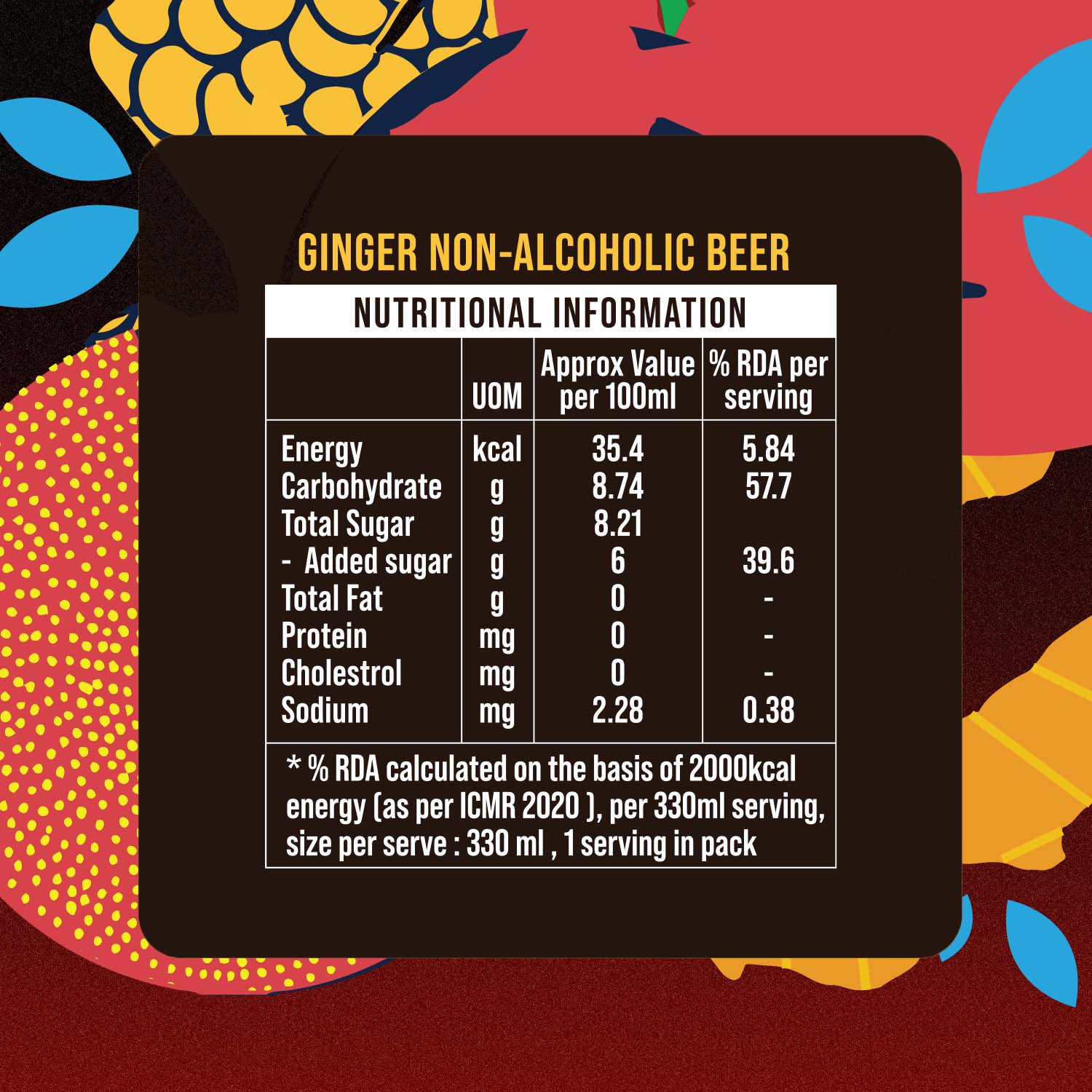 3Sisters Non-alcoholic Beer - Ginger