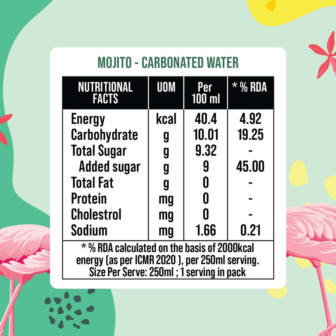 Aruba - Mojito Mocktail (12 Cans)