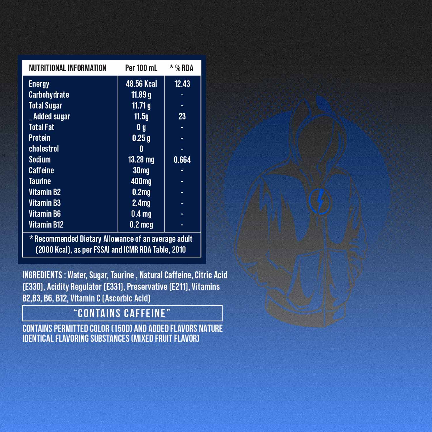 Jerk Energy Drink (With Plant-Based Caffeine)