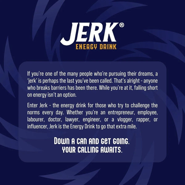 Jerk Energy Drink (With Plant-Based Caffeine)