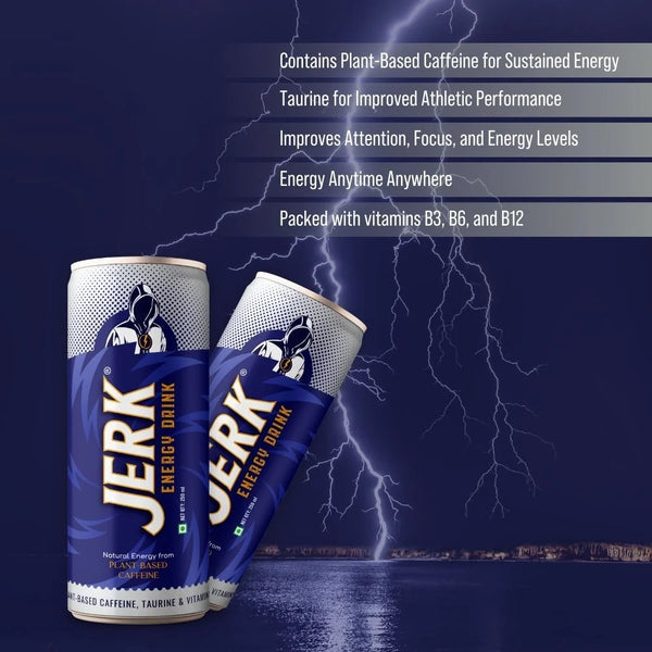 Jerk Energy Drink (With Plant-Based Caffeine)