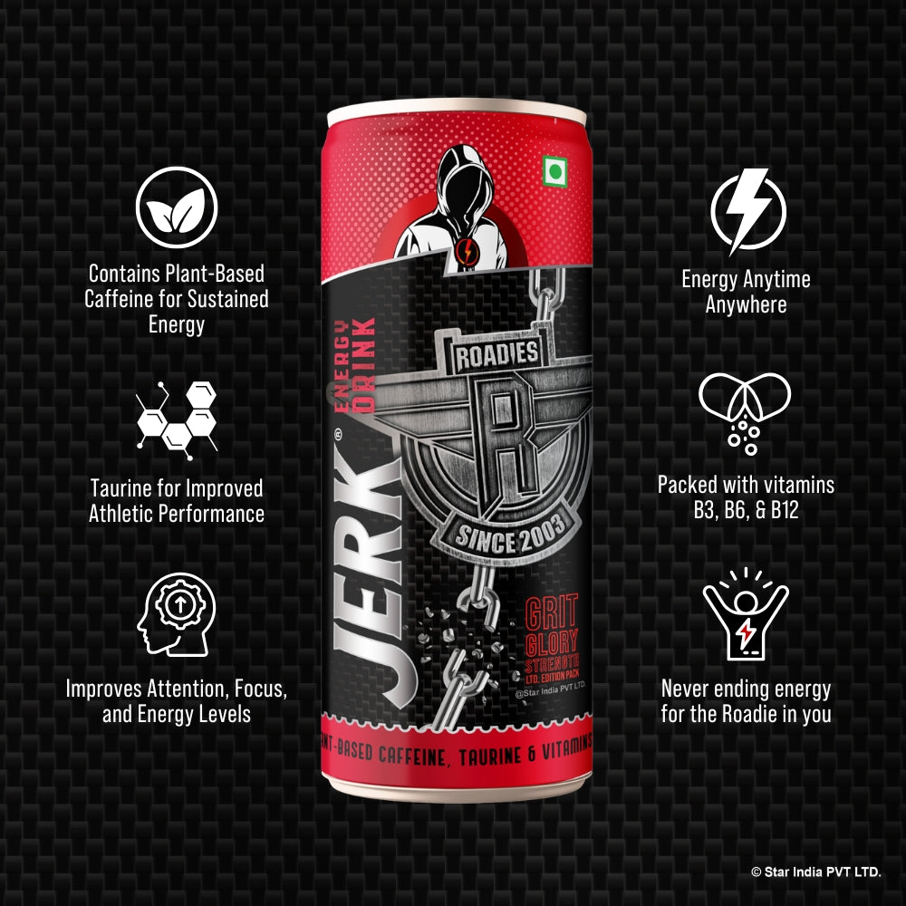 Jerk x Roadies - Special Edition Energy Drink