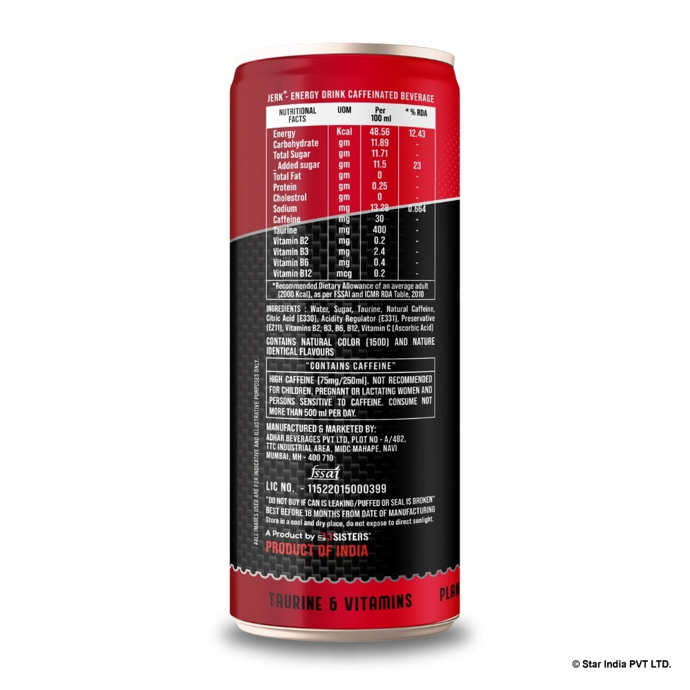 Jerk x Roadies - Special Edition Energy Drink