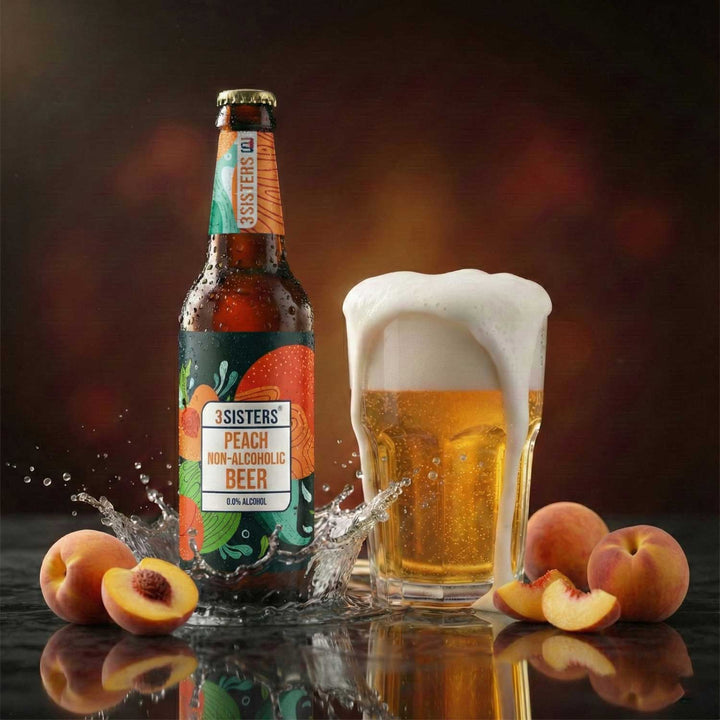 3Sisters Non-alcoholic Beer - Peach