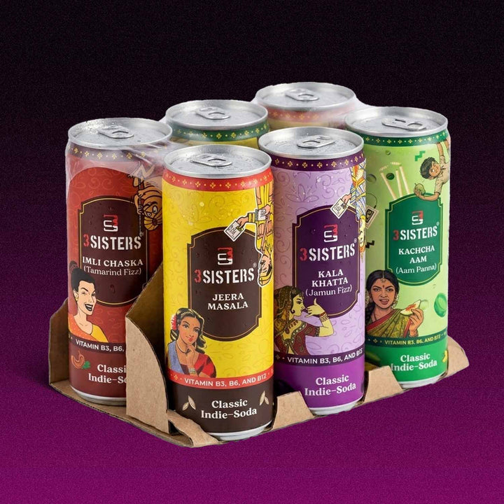 3Sisters Taste of India Box - Assorted Pack (12 Cans)